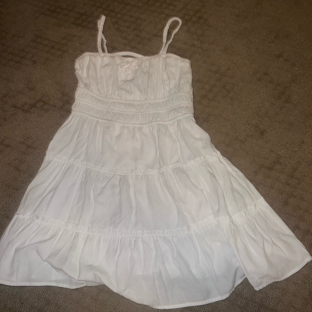 Charming White Womens babydoll dress